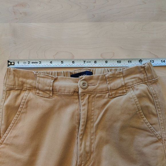 Aeropostale Khaki High Rise Jogger with elastic band waist and feet, Size XS - Picture 2 of 16
